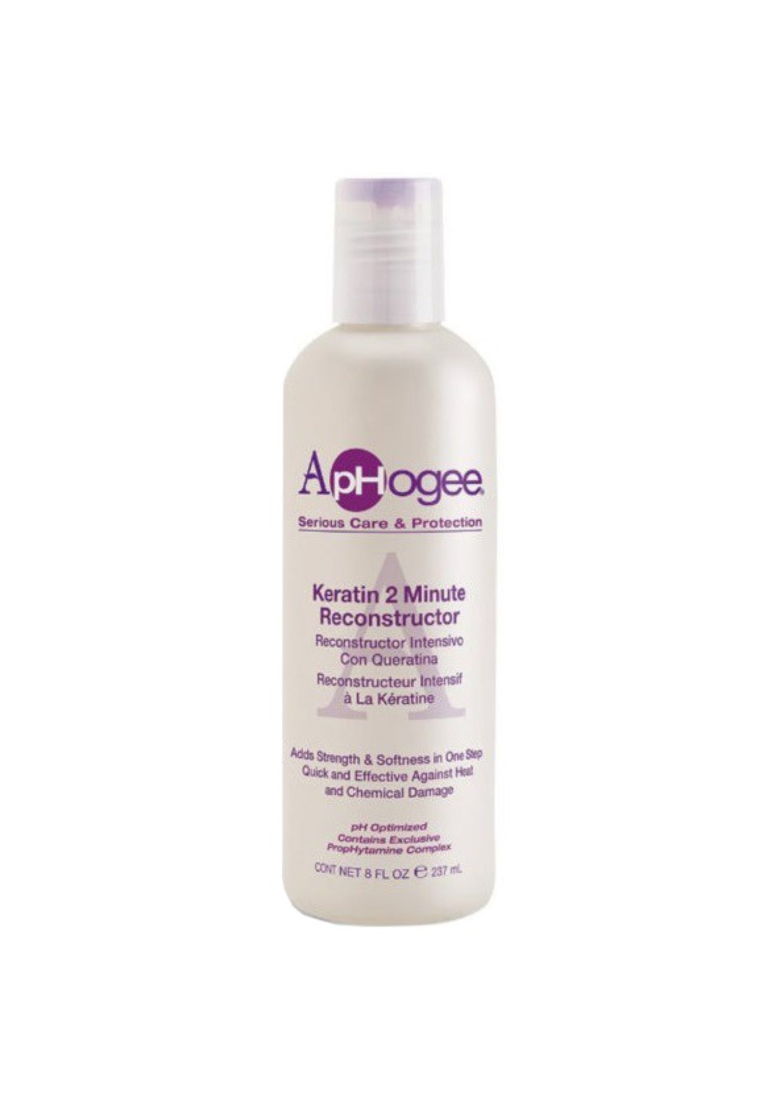 ApHogee Keratin 2 Minute Reconstructor 237ml – Snelle Herstel Conditioner voor Sterker en Minder Breekbaar Haar