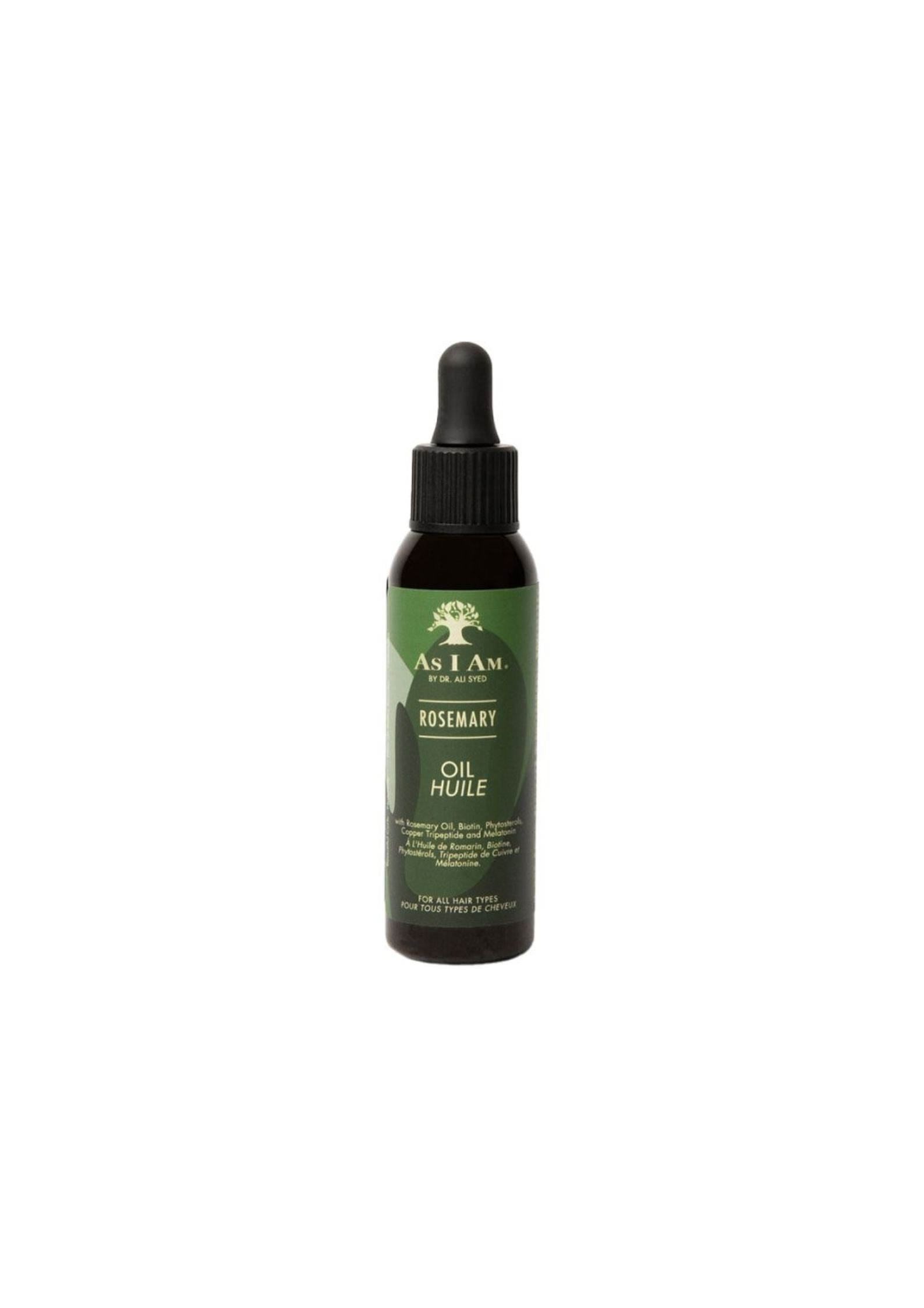 As I Am Rosemary Oil 60 ml – Verzorgende Haarolie voor Glans en Gezonde Hoofdhuid