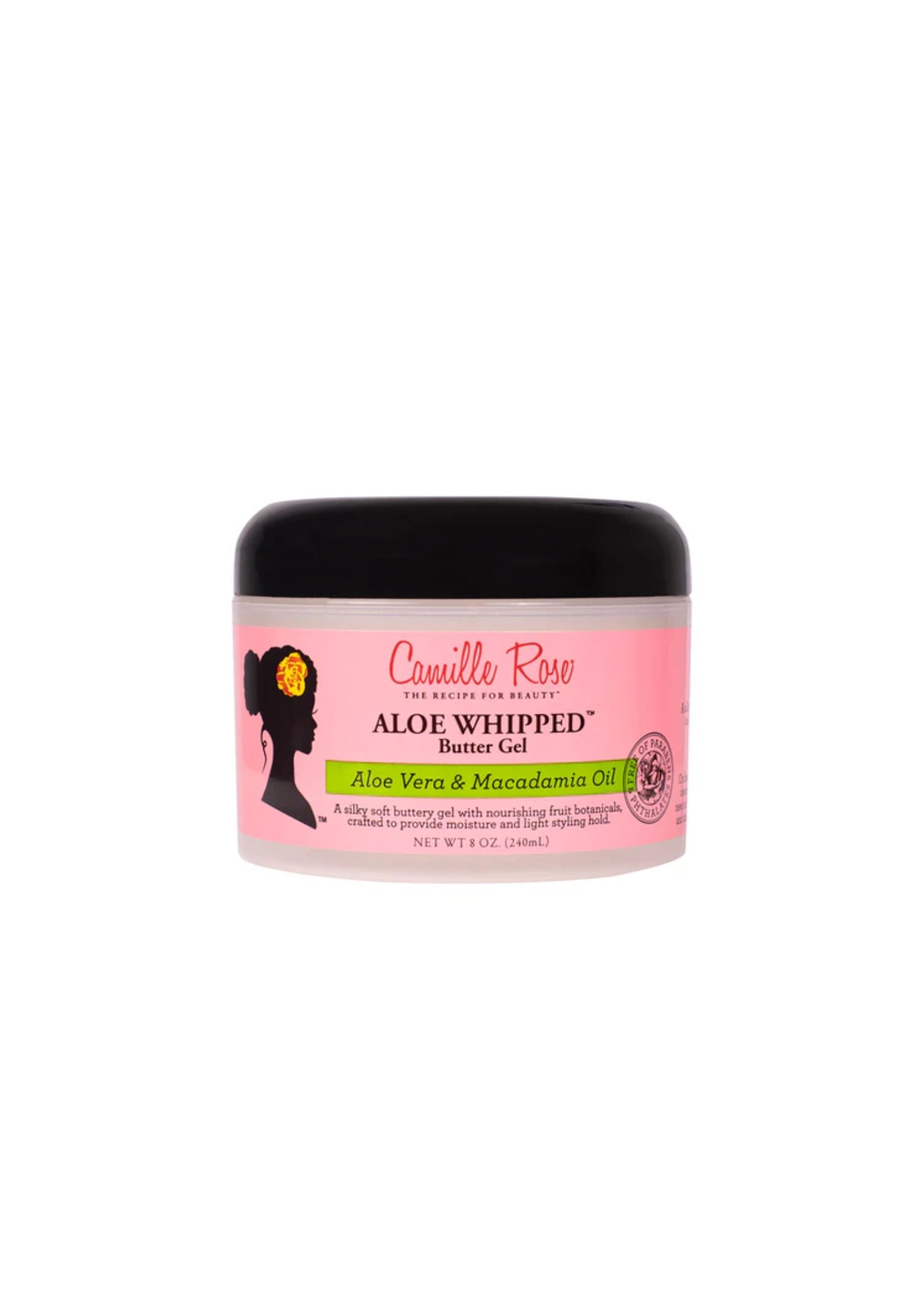 Camille Rose Aloe Whipped Butter Gel 240 ml – Hydraterende Stylinggel voor Krullen
