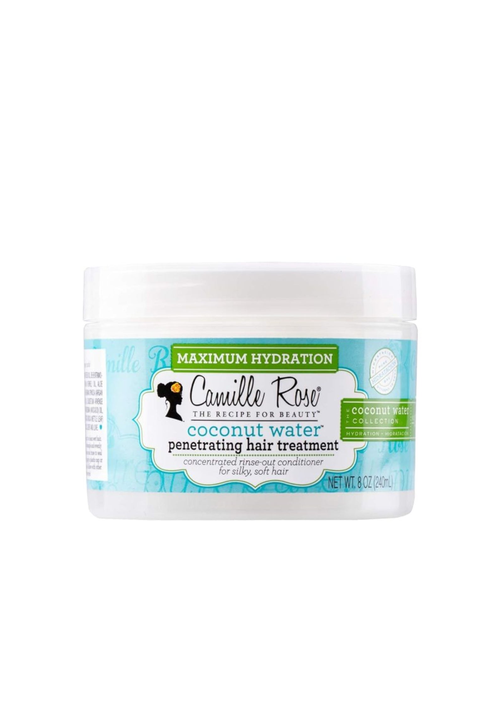 Camille Rose Coconut Water Penetrating Treatment 240 ml – Diep Hydraterend Haarmasker met Kokoswater