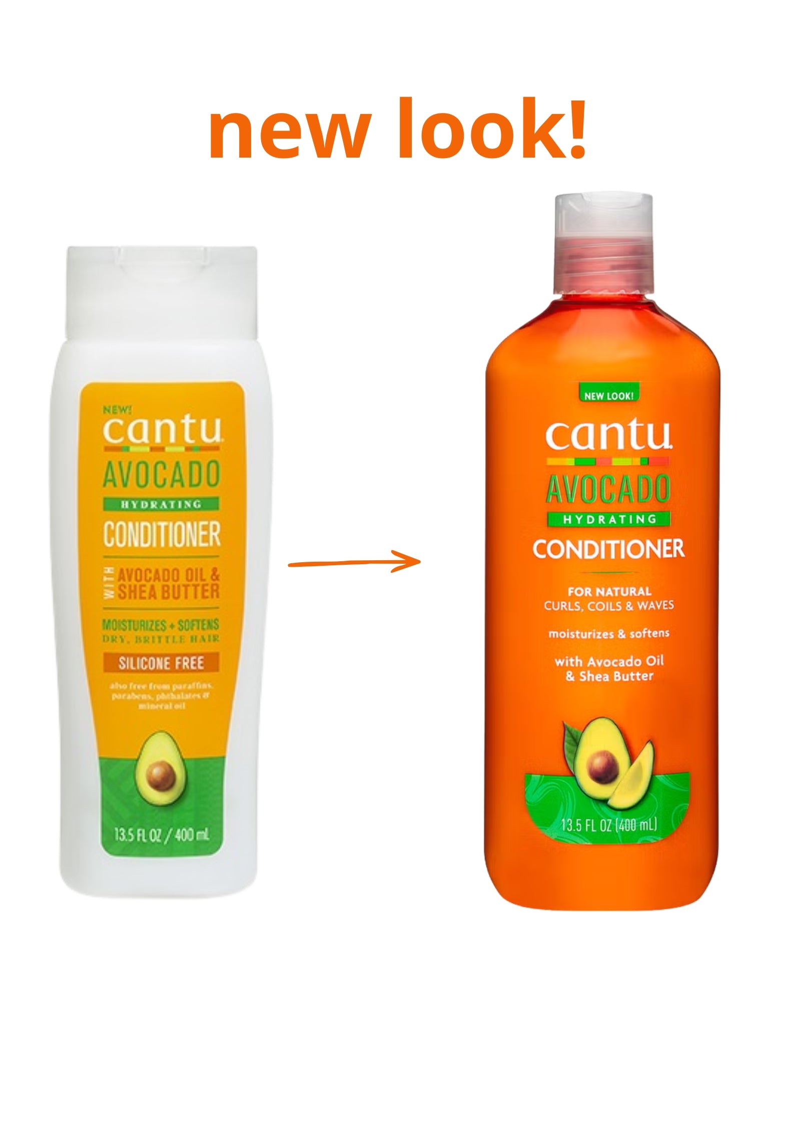 Cantu Avocado Hydrating Conditioner 400ml – Hydraterende Conditioner met Avocado voor Droog en Pluizig Haar