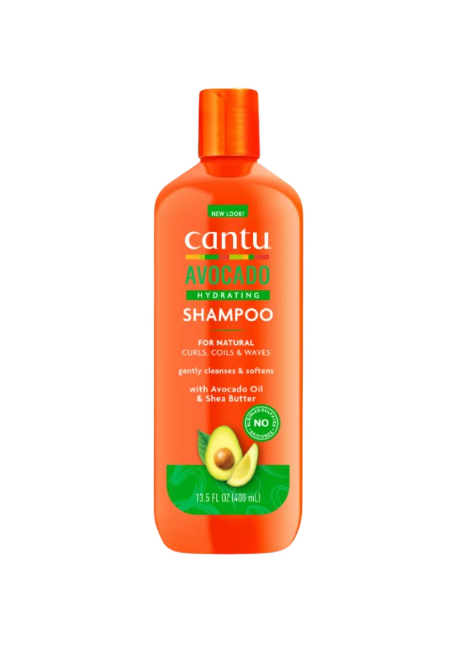 Cantu Avocado Hydrating Shampoo 400ml – Hydraterende Shampoo voor Droog, Pluizig en Krullend Haar