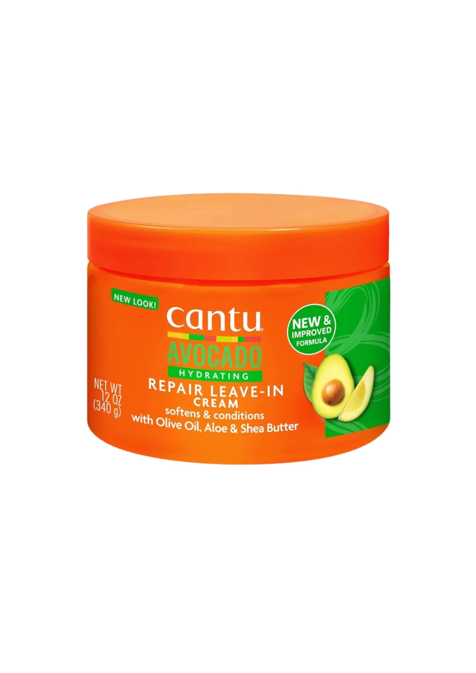 Cantu Avocado Repair Leave-In Cream 340g – Herstellende Leave-In Conditioner voor Droog en Beschadigd Haar