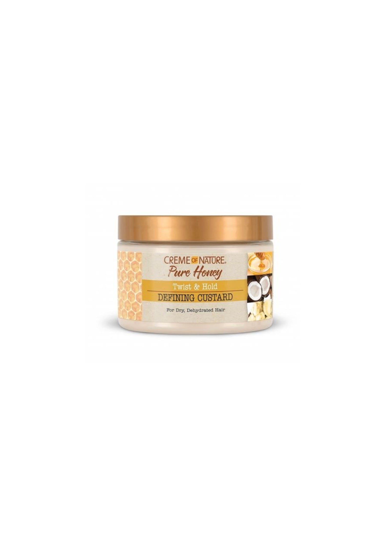 Creme of Nature Pure Honey Twist & Hold Custard 326 g – Hydraterende Stylingcustard met Honing