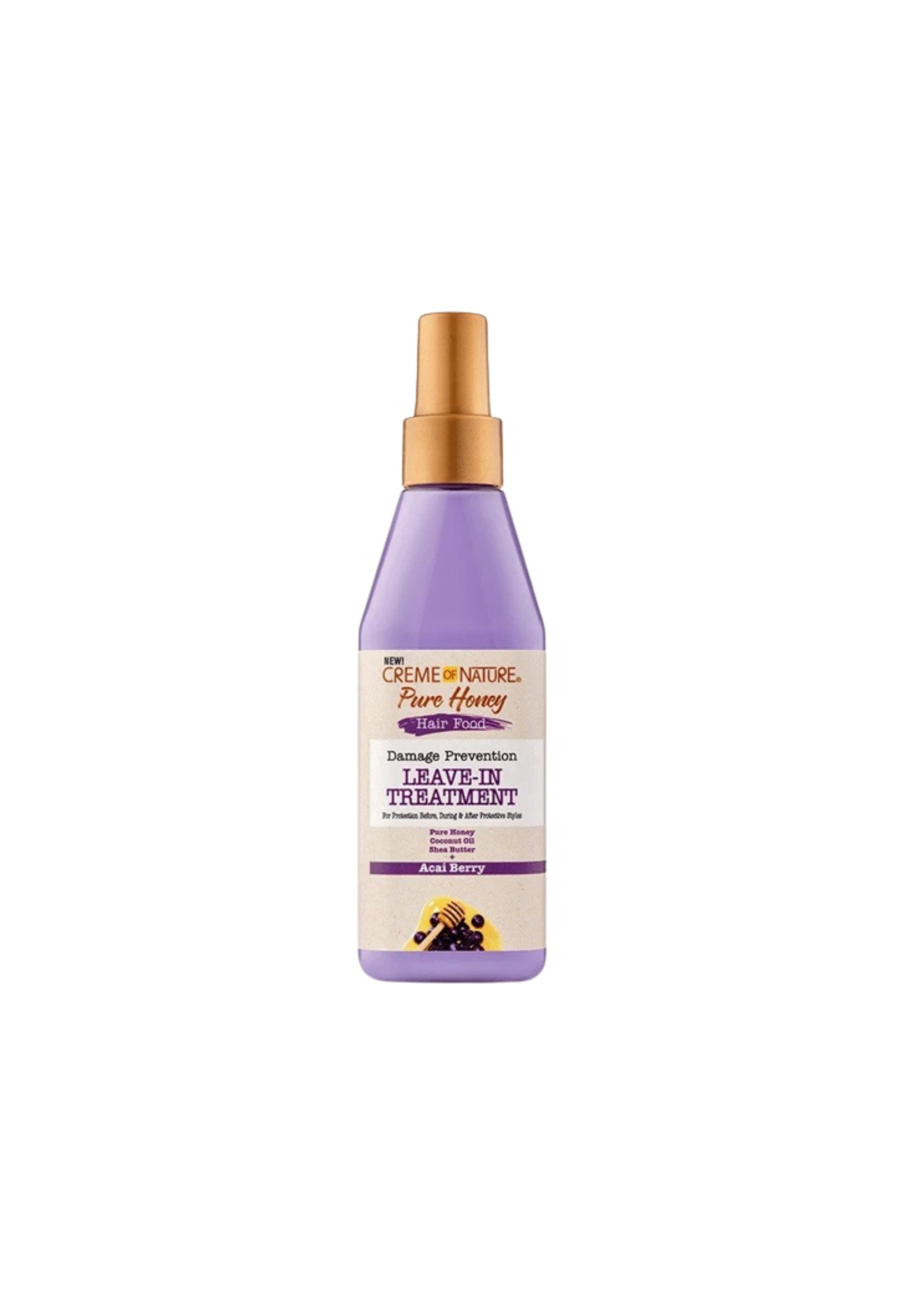 Creme of Nature Pure Honey Hair Food 236,5 ml – Damage Prevention Leave-In Treatment