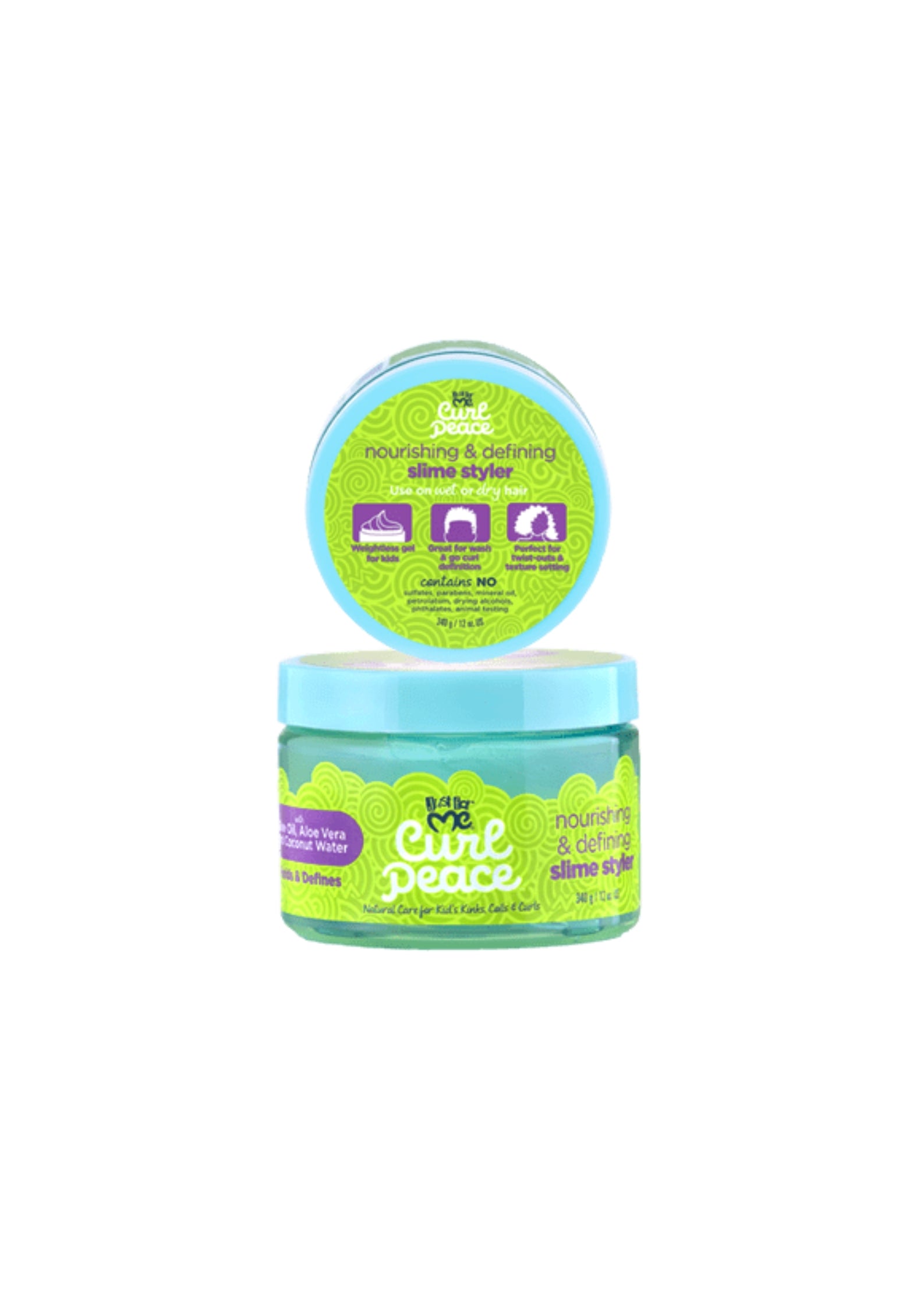 Just For Me Curl Peace Nourishing & Defining Slime Styler 340 g – Definiërende Gel voor Krullen