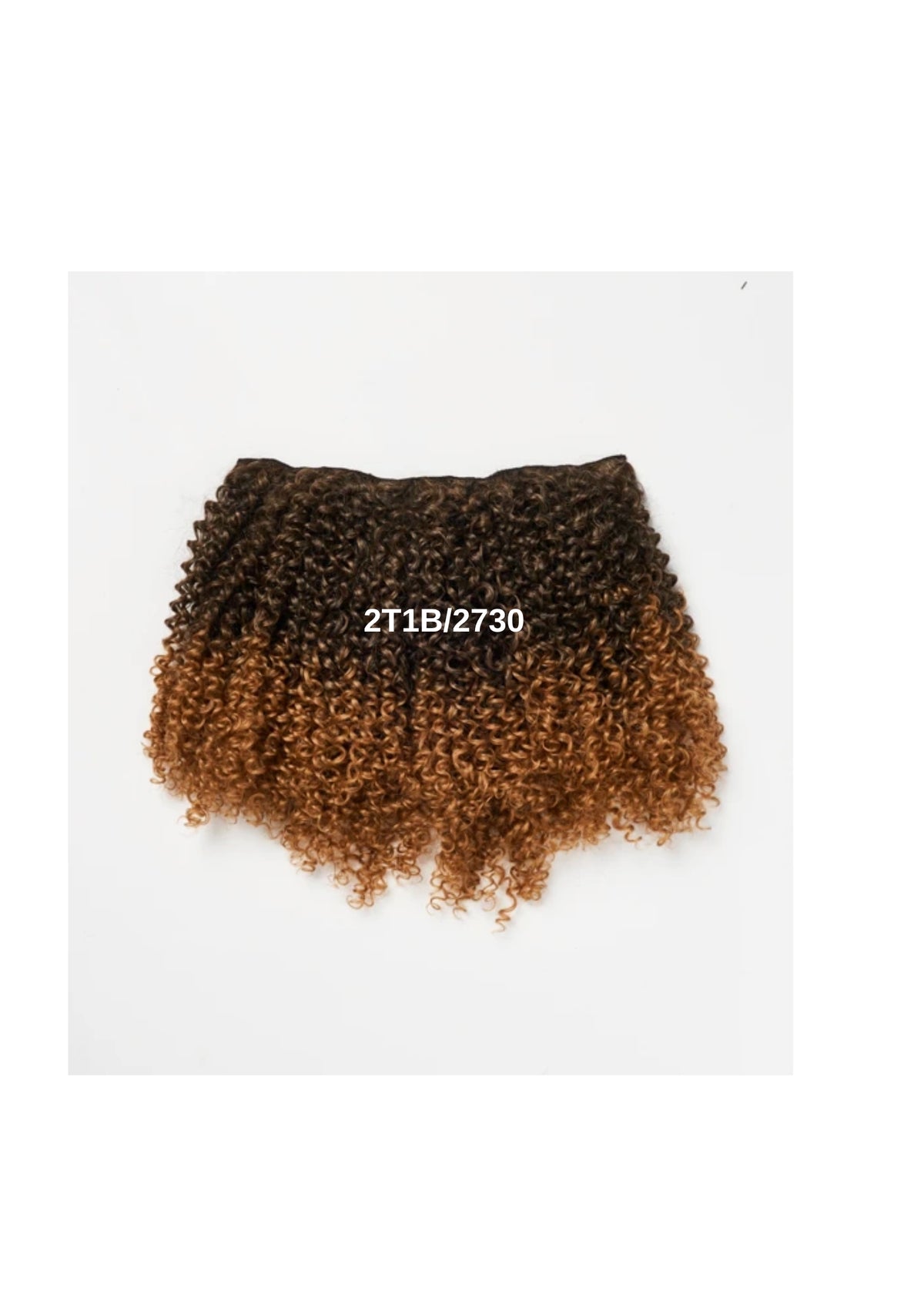 Outre Human Hair Premium Blend Clip-In Big Beautiful Hair 4A Kinky Curly 10" – Kinky Curly Clip-Ins voor Extra Volume en Lengte