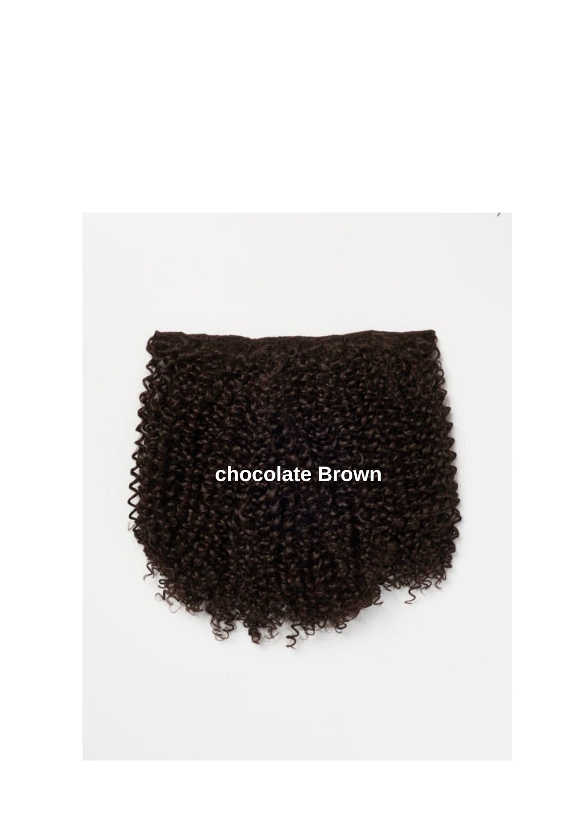 Outre Human Hair Premium Blend Clip-In Big Beautiful Hair 4A Kinky Curly 10" – Kinky Curly Clip-Ins voor Extra Volume en Lengte