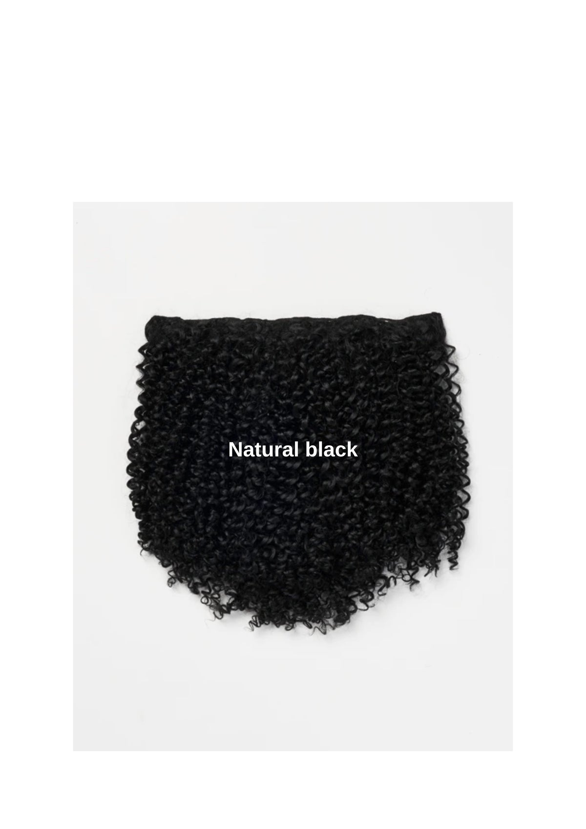 Outre Human Hair Premium Blend Clip-In Big Beautiful Hair 4A Kinky Curly 10" – Kinky Curly Clip-Ins voor Extra Volume en Lengte