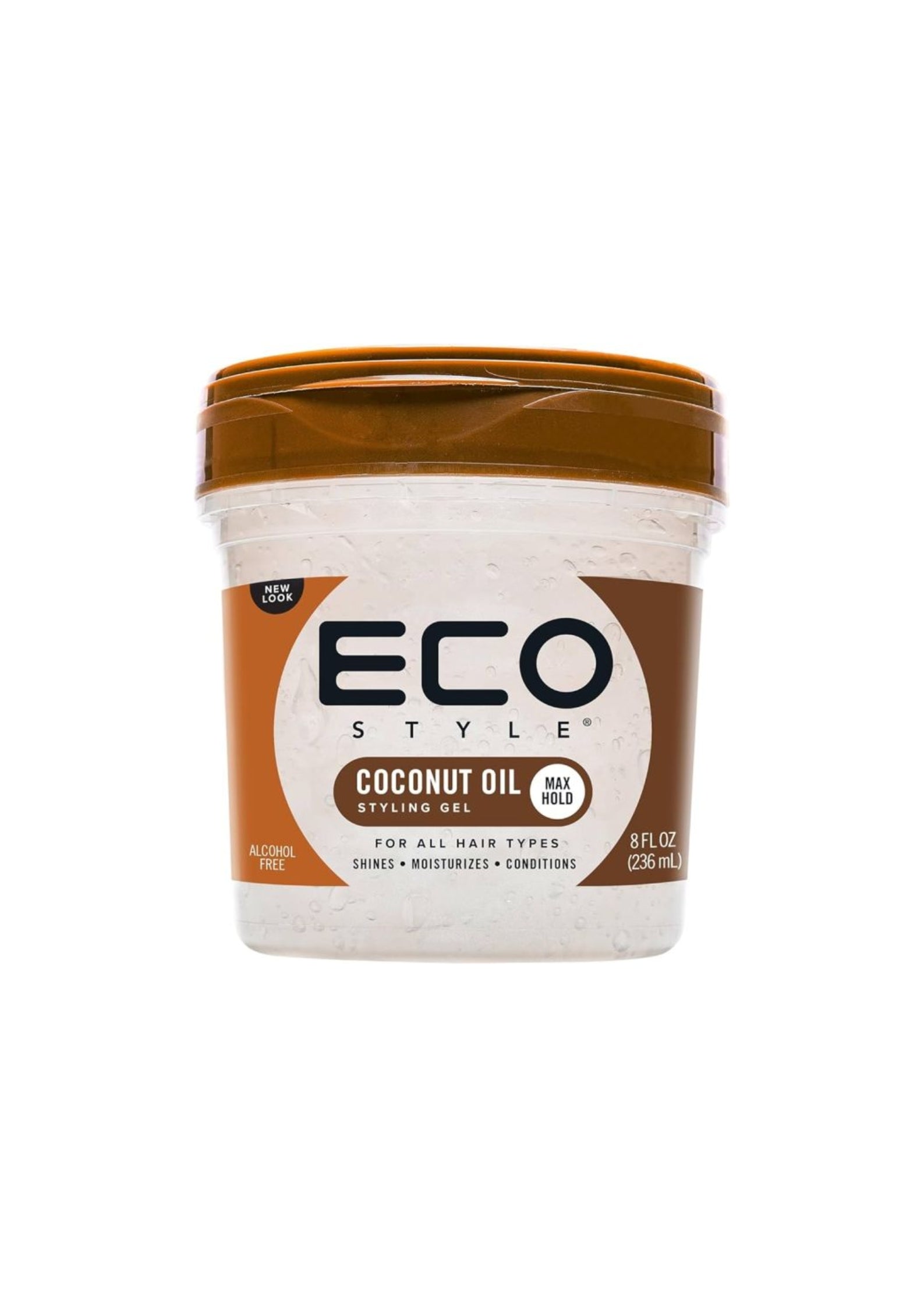 ECO Style Styling Gel Coconut Oil – Hydraterende Styling Gel met Kokosolie