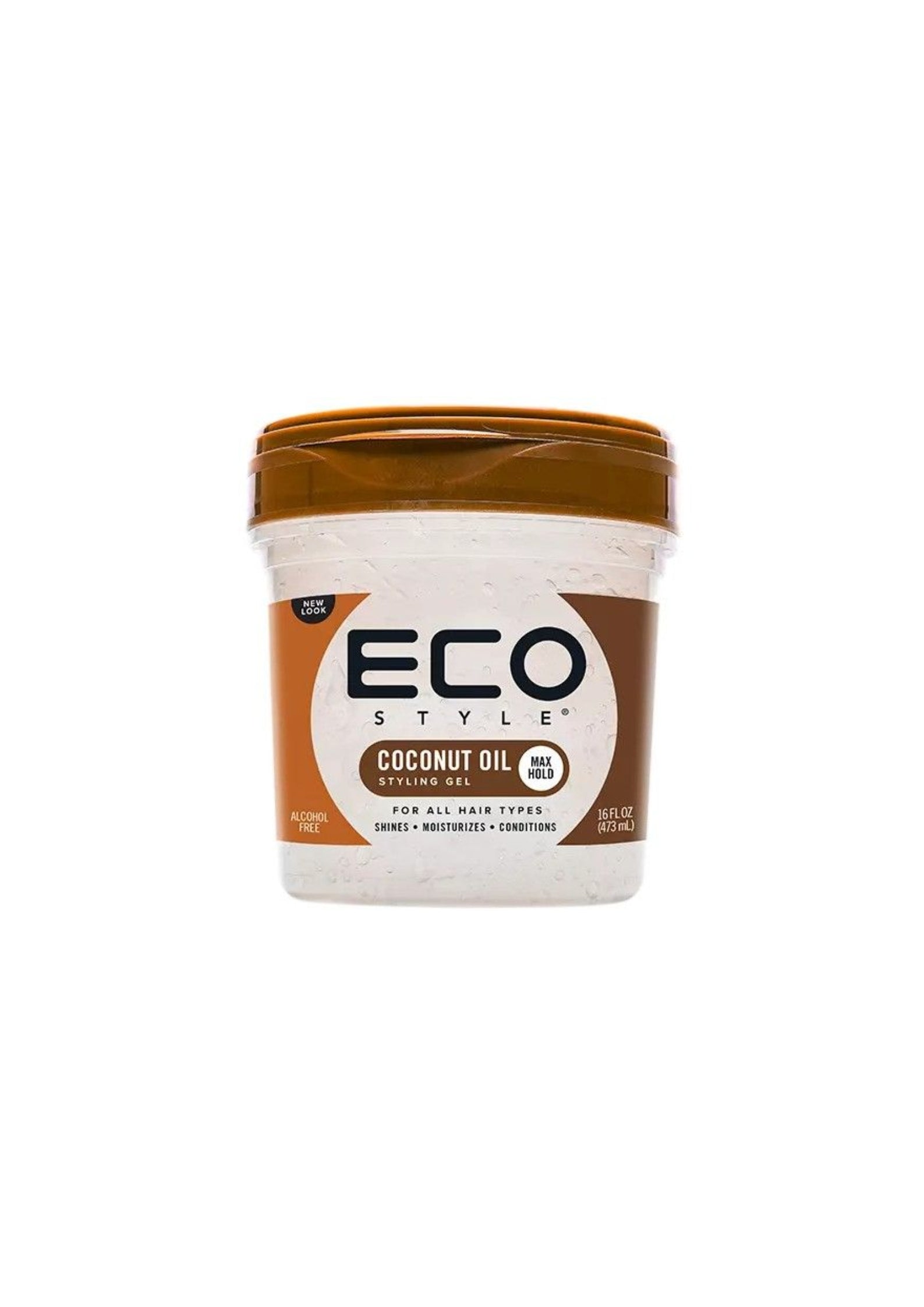 ECO Style Styling Gel Coconut Oil – Hydraterende Styling Gel met Kokosolie