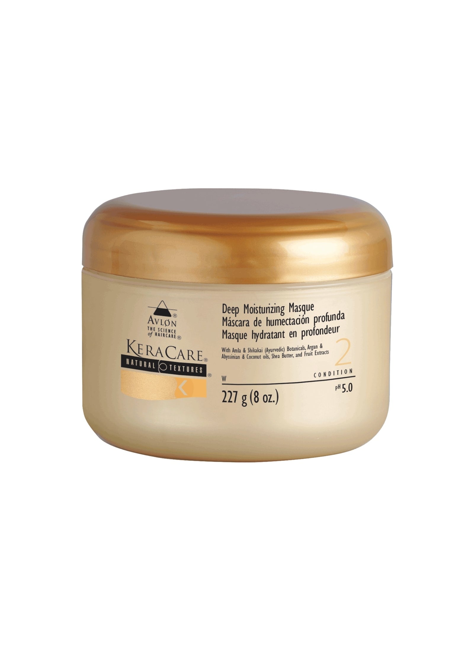 KeraCare Natural Textures Deep Moisturizing Masque 227g – Intensief Hydraterend Haarmasker voor Zacht, Sterk en Pluisvrij Haar