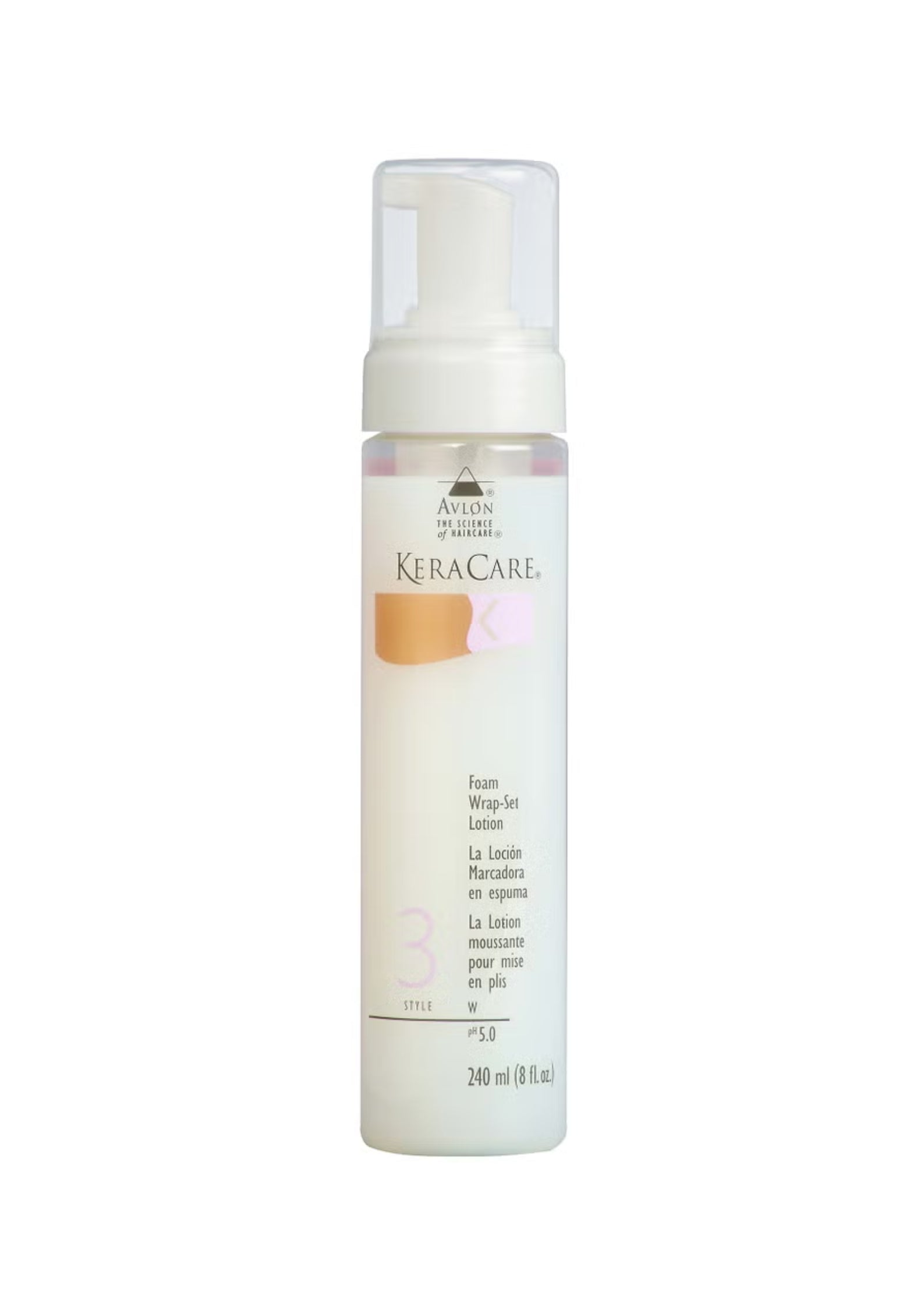 Keracare Foam Wrap-Set Lotion 237ml – Setting Foam voor Gladde Wraps, Volume en Langdurige Hold