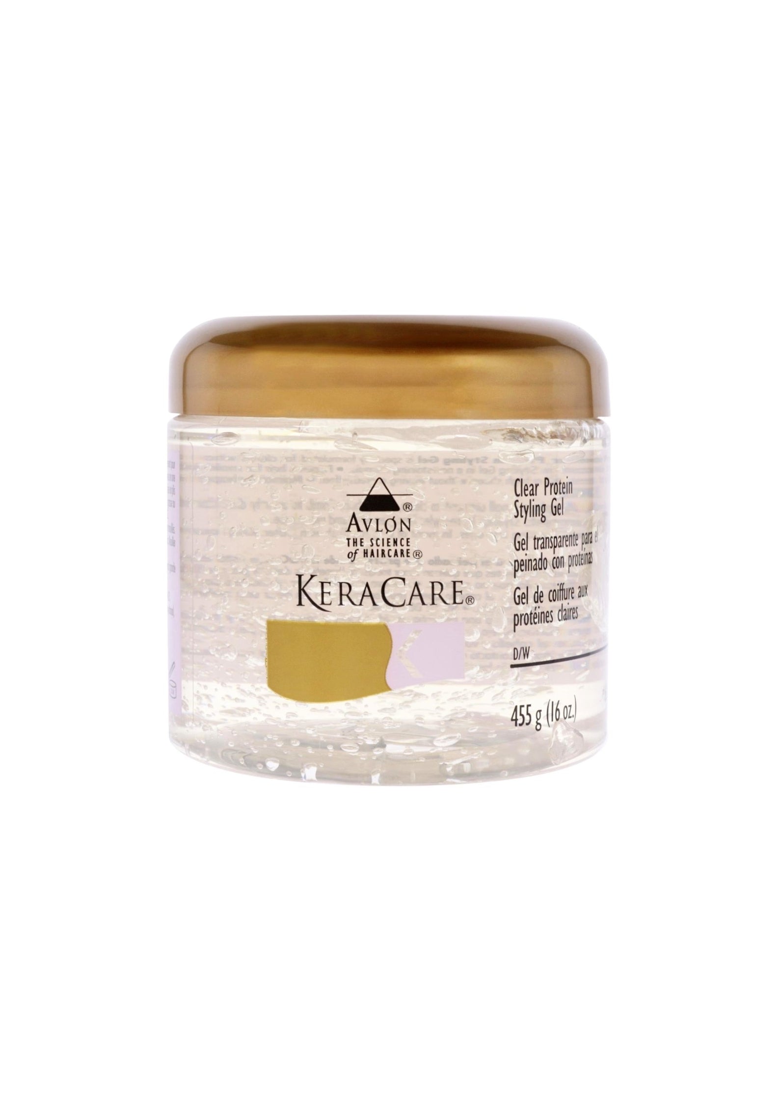 Keracare Protein Styling Gel Clear 455g – Versterkende Styling Gel voor Sterke Hold en Glanzende Finish