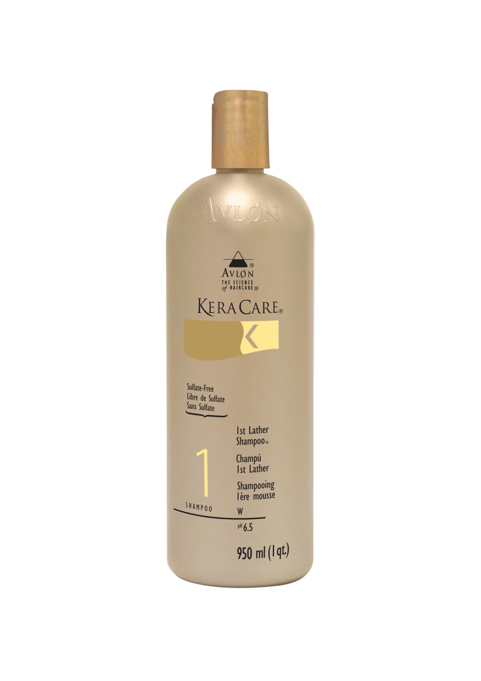 KeraCare 1st Lather Sulfate Free Shampoo 950ml – Voorreiniger voor Diepe, Milde en Effectieve Haarreiniging