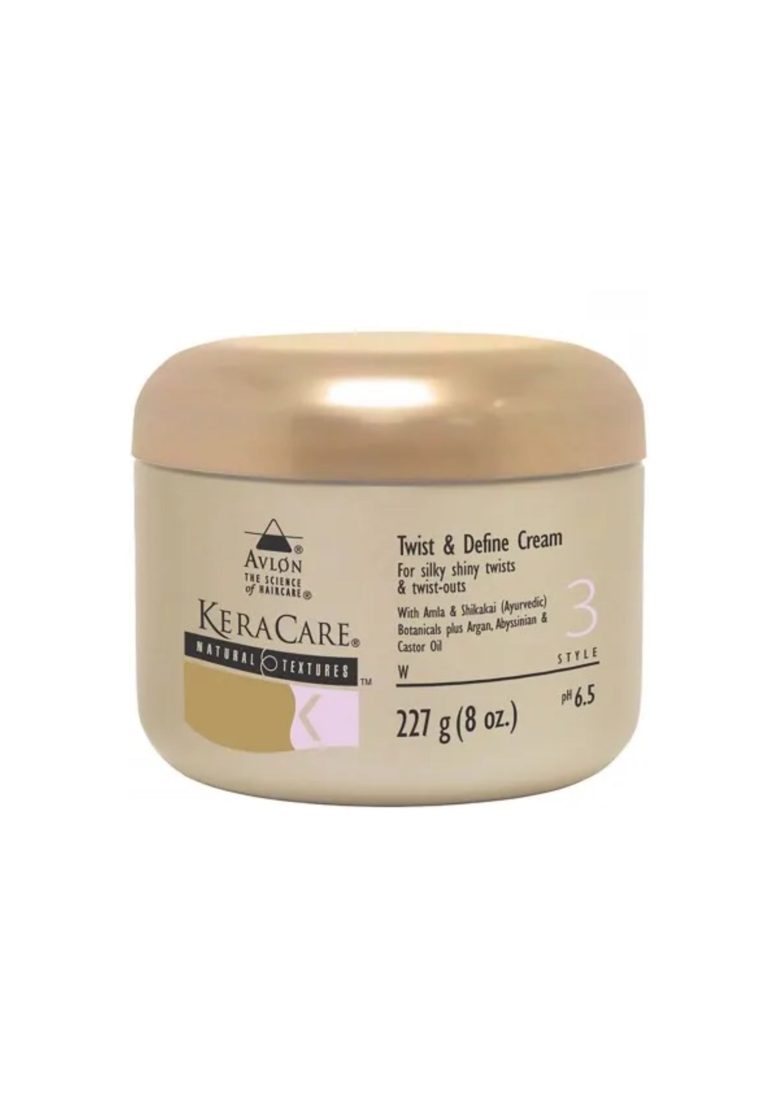 KeraCare Natural Textures Twist & Define Cream 227g – Crème voor Strakke Twists, Definitie en Pluisvrije Krullen