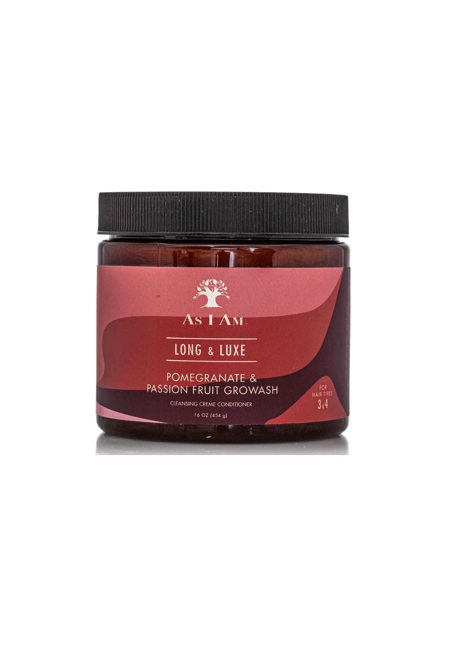 As I Am Long &amp; Luxe Growash Reinigende Crème Conditioner 454gr