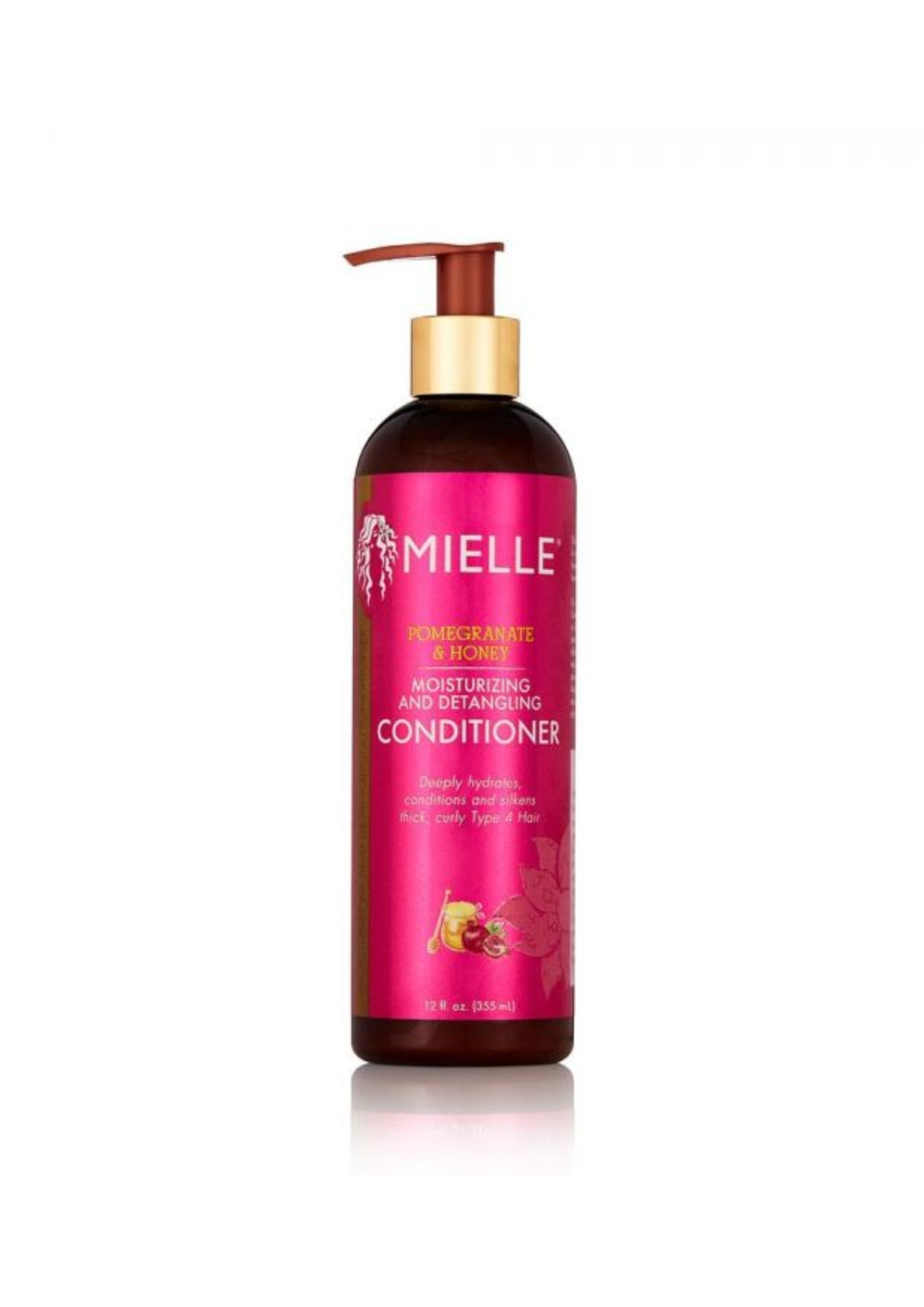 Mielle Pomegranate & Honey Moisturizing & Detangling Conditioner 355 ml – Hydraterende Conditioner voor Zacht en Klitvrij Haar