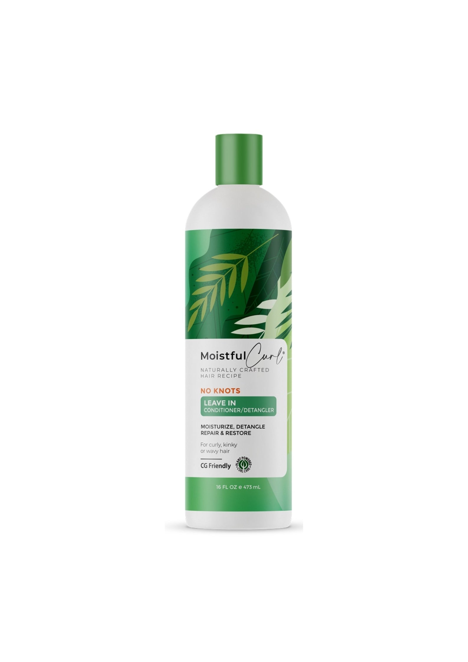 Moistful Curl No Knots Leave-In Conditioner / Detangler 473ml – Ontklittende Leave-in voor Zacht, Pluisvrij en Makkelijk Doorkambaar Haar
