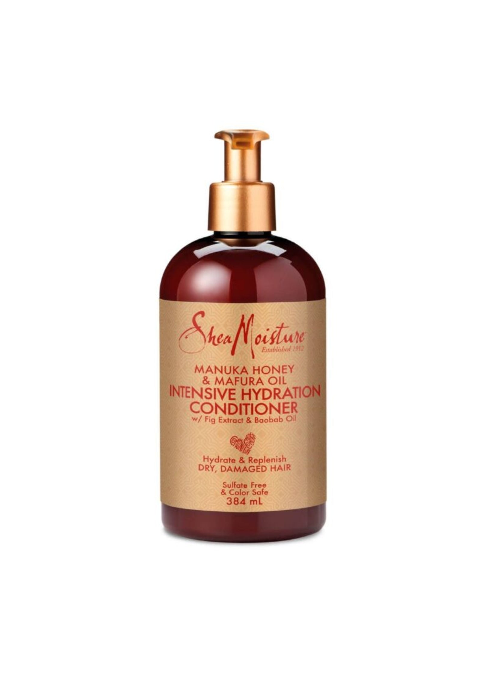 Shea Moisture Manuka Honey & Mafura Oil Intensive Hydration Conditioner 384ml – Diepe Hydratatie en Herstel voor Droog Haar