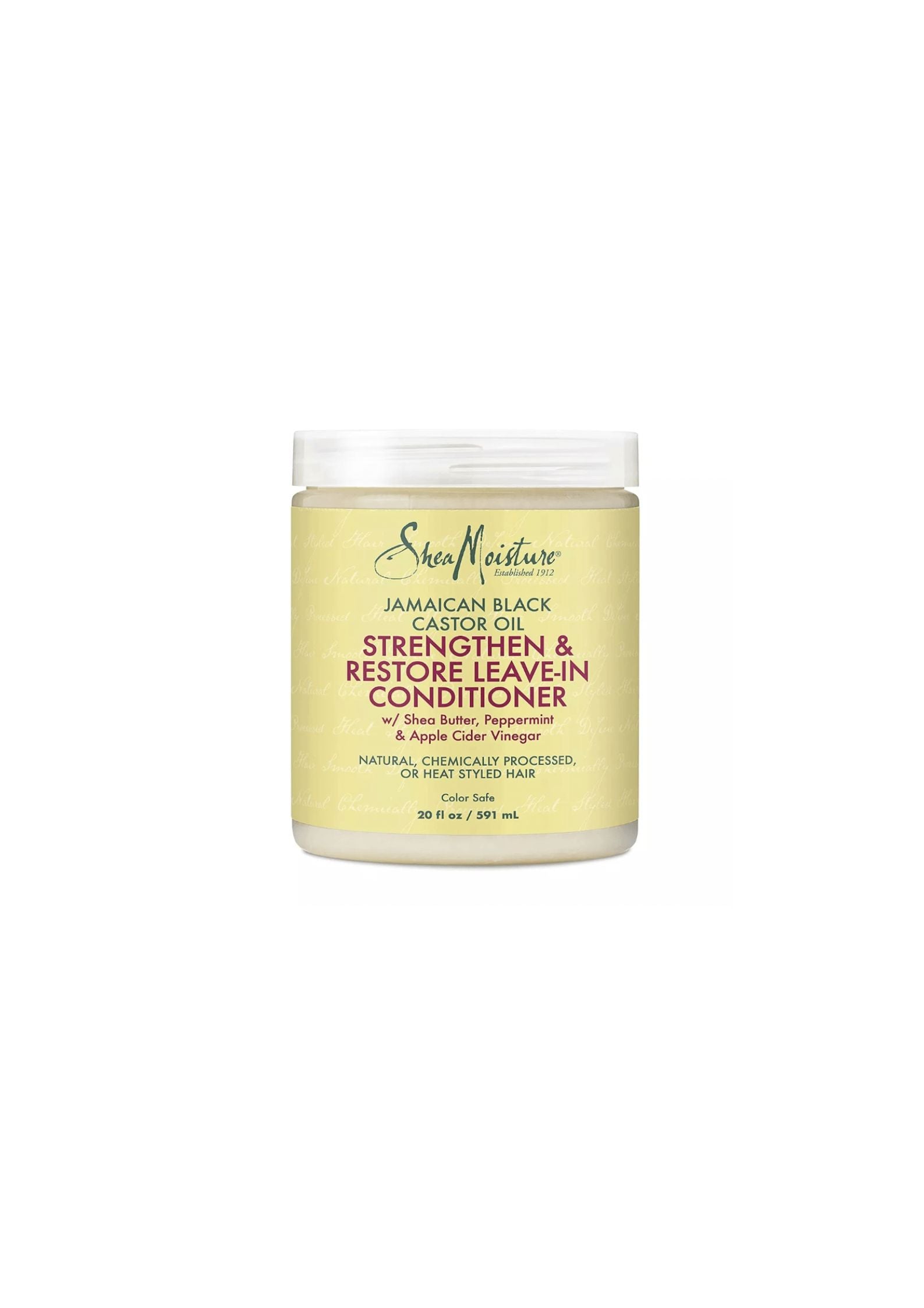Shea Moisture Jamaican Black Castor Oil Leave-In Conditioner Strengthen & Restore – Leave-In Verzorging voor Versterking en Herstel