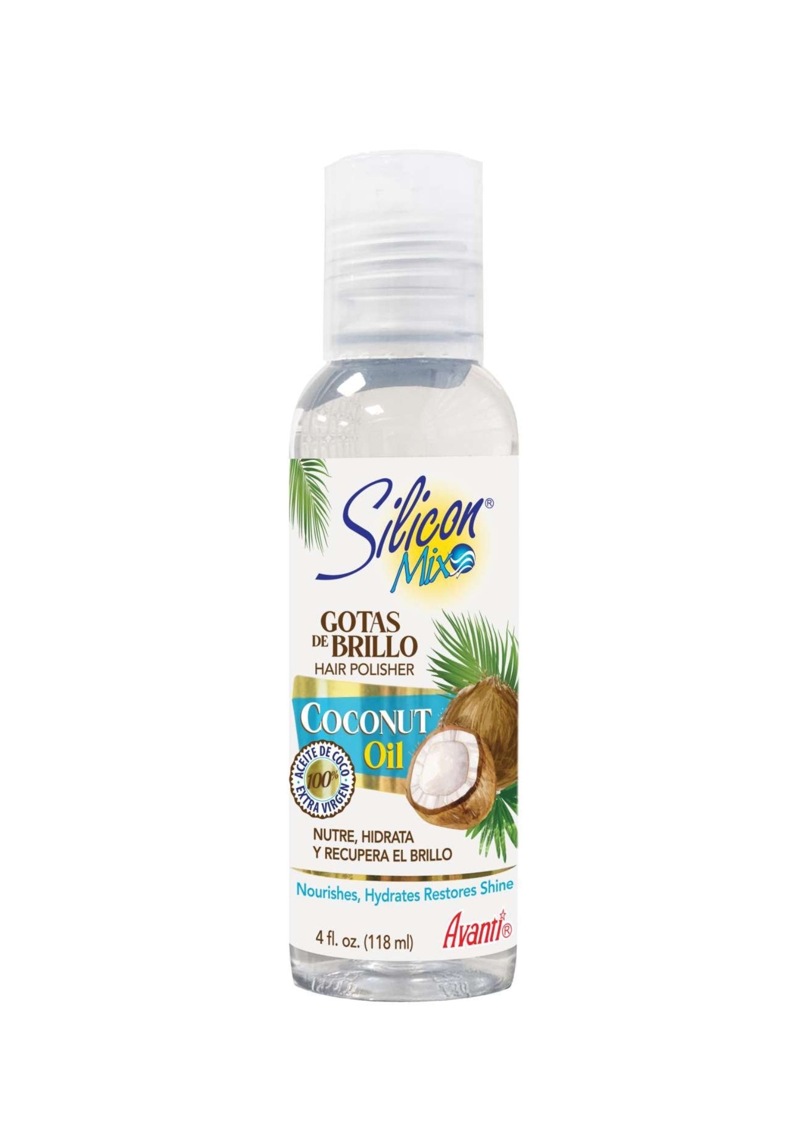 Silicon Mix Coconut Oil Hair Polisher 118ml – Glansserum met Kokosolie voor Zacht, Glanzend en Pluisvrij Haar