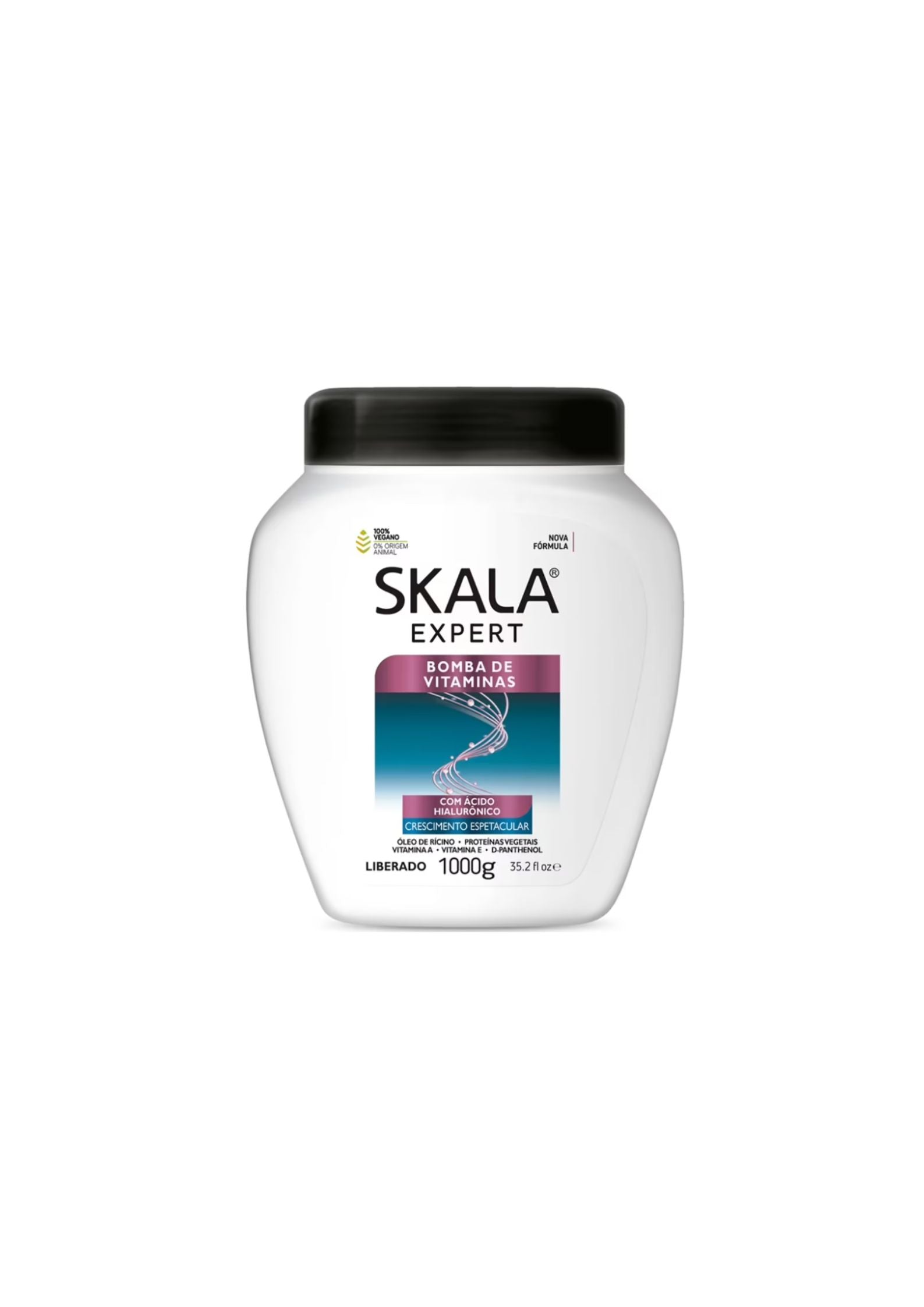 Skala Bomba De Vitaminas Hair Treatment Creme 1000 g – Hydraterende Haarcrème voor Gezonde Krullen