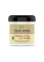 Taliah Waajid Creamy Curly Co-Wash 454g – Reinigende Conditioner voor Gehydrateerde en Pluisvrije Krullen