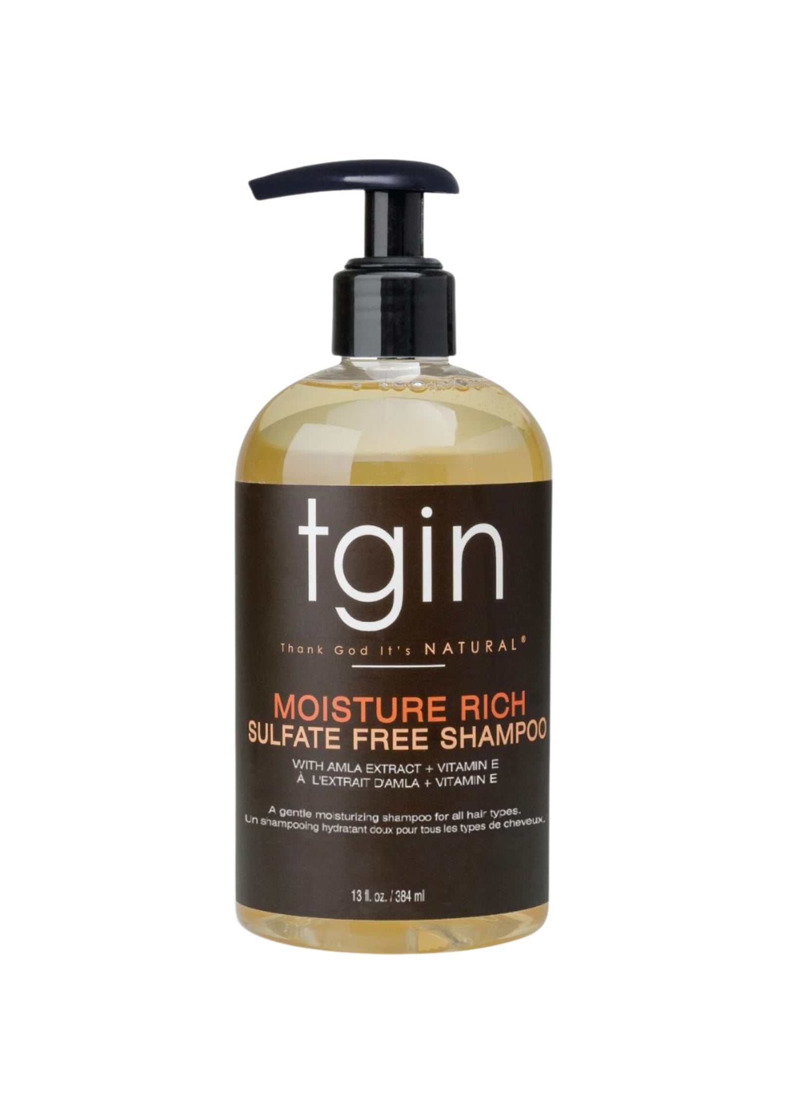 TGIN Moisture Rich Sulfate Free Shampoo 384 ml – Milde Hydraterende Shampoo zonder Sulfaten