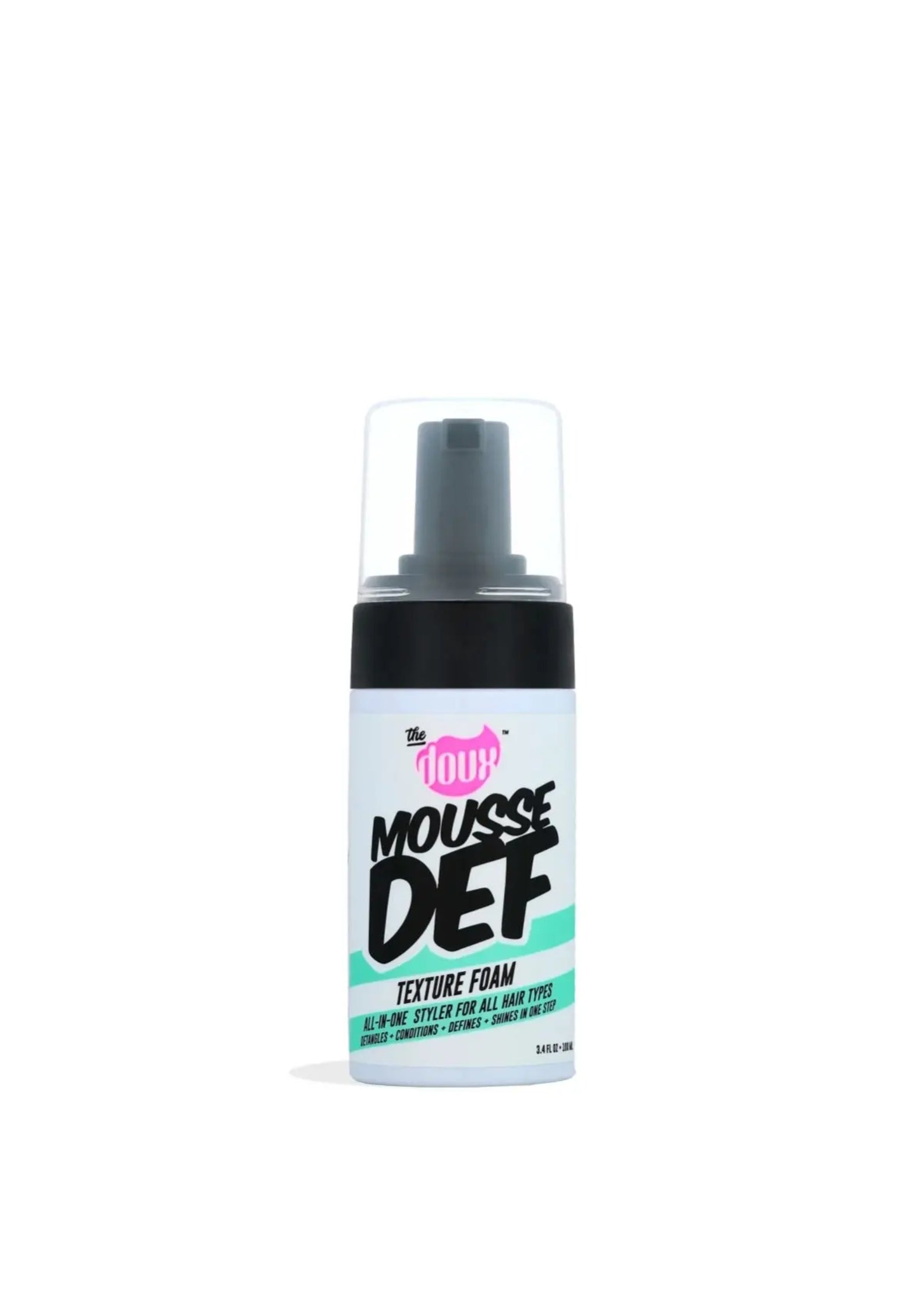 The Doux Fresh Mousse Def Texture Foam – Lichtgewicht Krulactivator voor Gedefinieerde, Veerkrachtige Krullen
