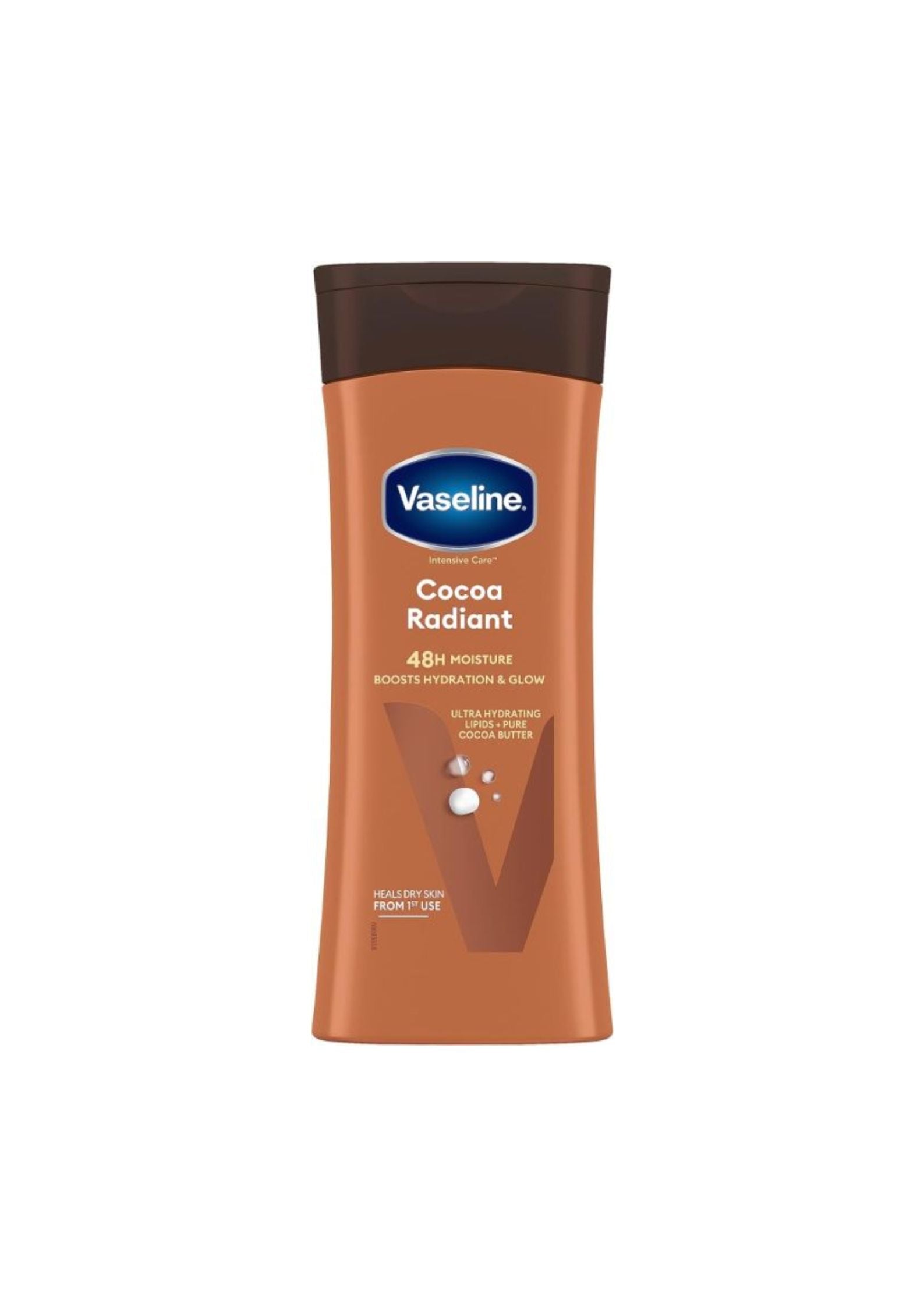 Vaseline Body Cocoa Radiant Lotion – Voedende Bodylotion met Cocoa Butter