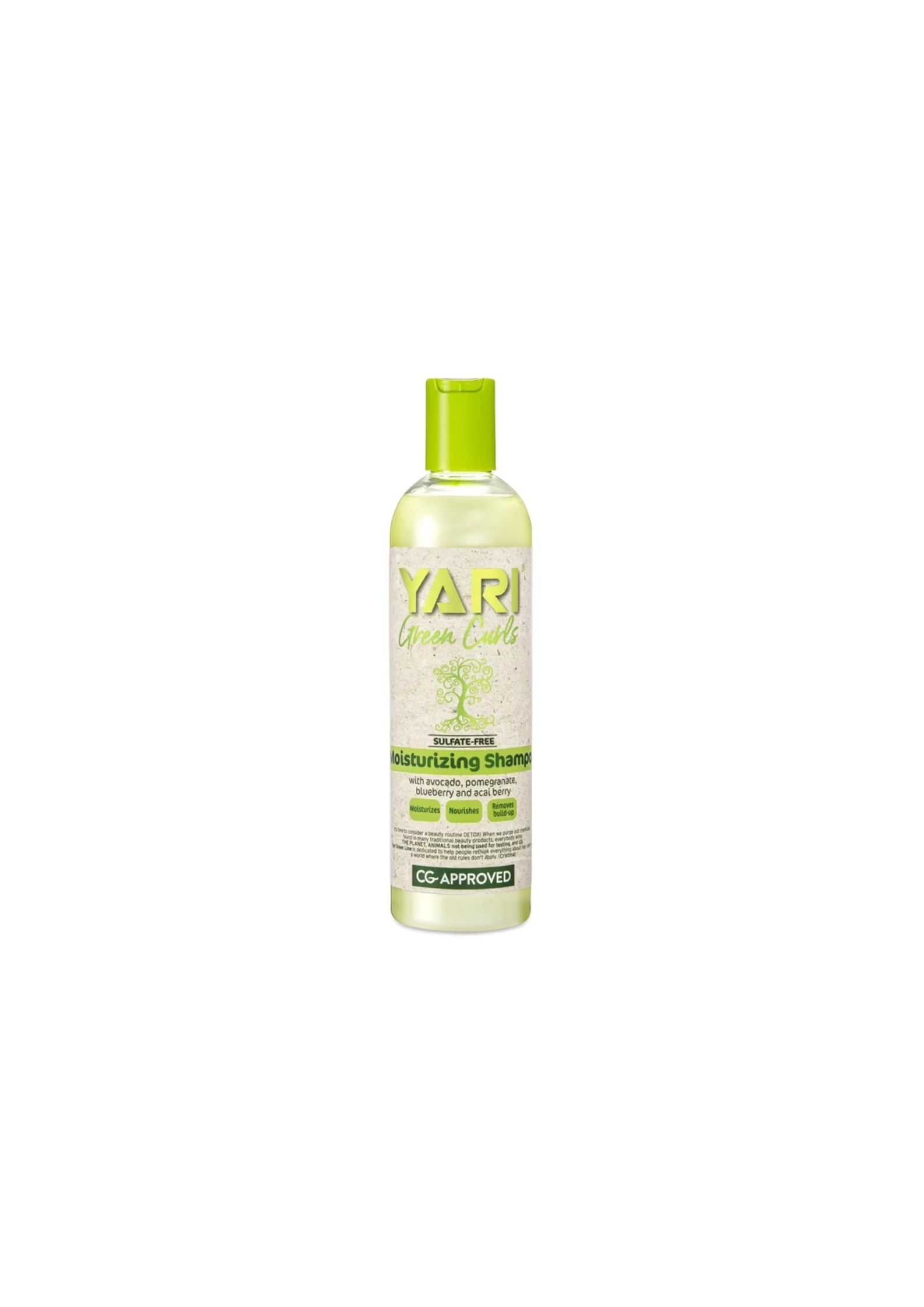 Yari Green Curls Moisturizing Shampoo 355 ml – Hydraterende Shampoo voor Krullend Haar